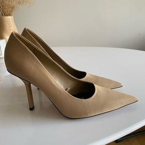 Zara Nude Tan Stiletto Heel Size 38 Never Used